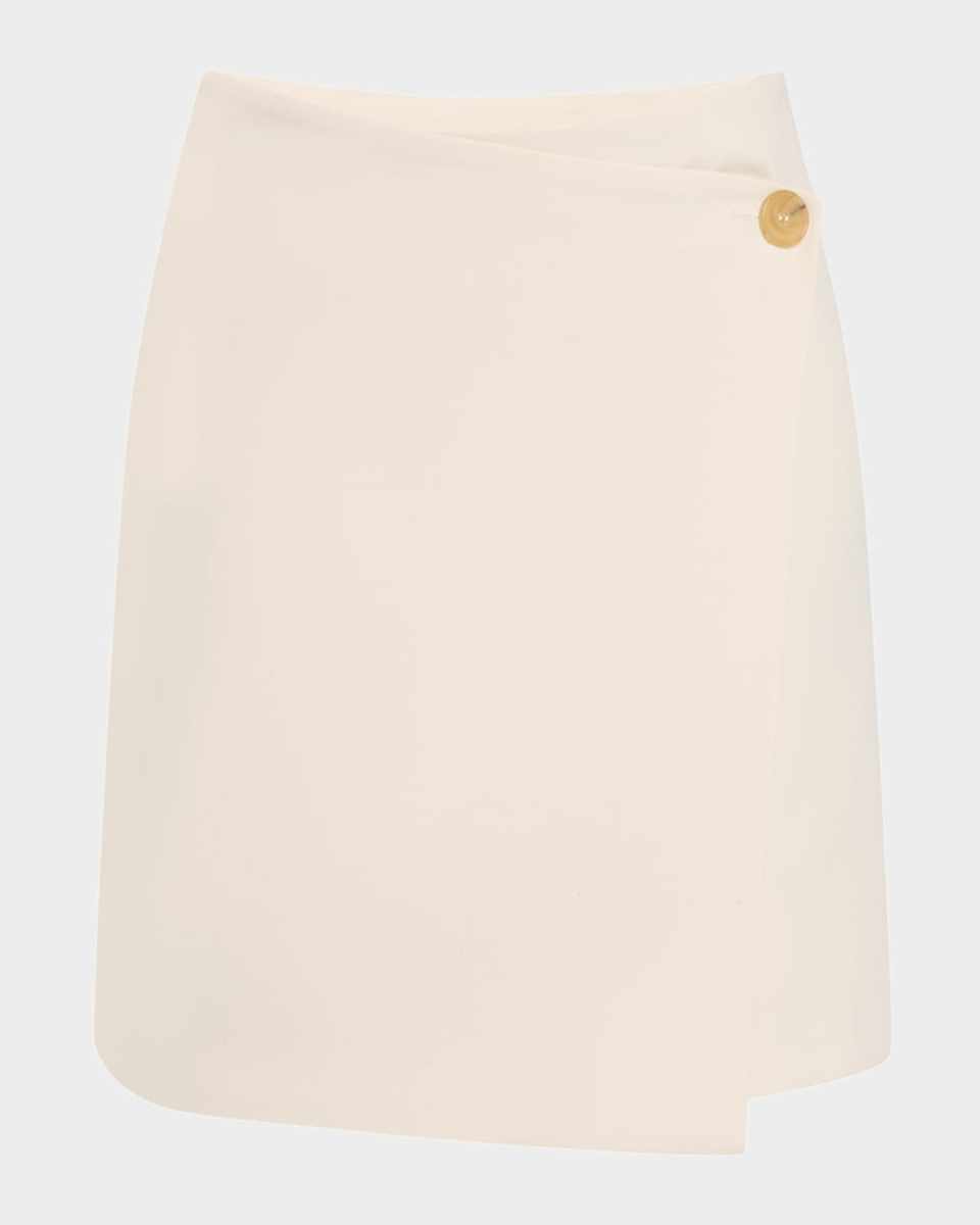 Esma Wrap-Front Mini Skirt